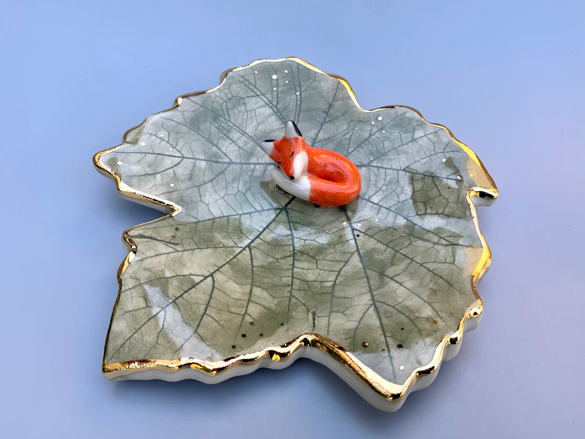 Falinda Fox Ceramic Trinket Tray – The Paper Place